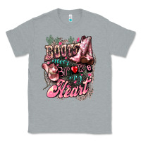 Heather Grey boots never broke my heart Classic Tee - NancyCooperArtShop