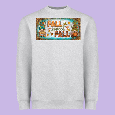 Fall Sweet Fall License Plate Heavyweight Sweatshirt Designed By Bundleandbundleshop