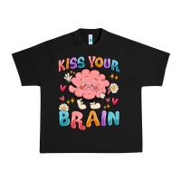 Black kiss your brain Urban Heavy Tee - MaliasSmallBusiness