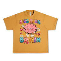 Peanut Butter kiss your brain Urban Heavy Tee - MaliasSmallBusiness