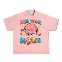Salmon kiss your brain Urban Heavy Tee - MaliasSmallBusiness
