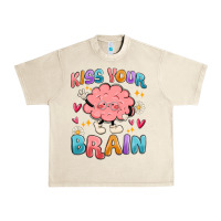 Sandshell kiss your brain Urban Heavy Tee - MaliasSmallBusiness