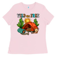 Wild And Free Camp Ladies Tee | Teevron