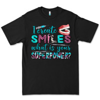 Black i create smile what is your superpower Premium Tee - AdoDesignShop