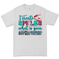 Dove Grey i create smile what is your superpower Premium Tee - AdoDesignShop