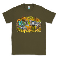 Army Green just small town paraprofessional Classic Tee - CowhideDigitalArt