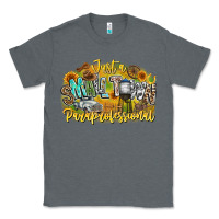 Charcoal Heather just small town paraprofessional Classic Tee - CowhideDigitalArt