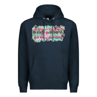 Navy stronger than cancer cancer awareness Premium Hoodie - CowGirlArtShop