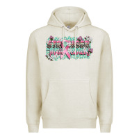 Oatmeal Heather stronger than cancer cancer awareness Premium Hoodie - CowGirlArtShop