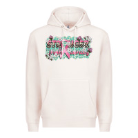 Pale Pink stronger than cancer cancer awareness Premium Hoodie - CowGirlArtShop