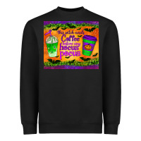 Black this witch needs coffee before any hocus pocus tumbler Heavyweight Sweatshirt - BundleAndBundleShop