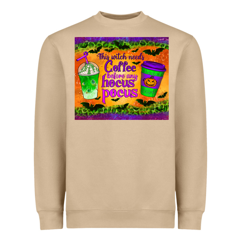 This Witch Needs Coffee Before Any Hocus Pocus Tumbler Heavyweight Sweatshirt by BundleAndBundleShop | Teevron