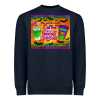 Navy this witch needs coffee before any hocus pocus tumbler Heavyweight Sweatshirt - BundleAndBundleShop