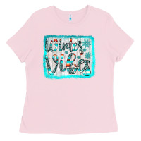 Bubblegum Pink winter vibes Ladies Tee - JahusDesignShop