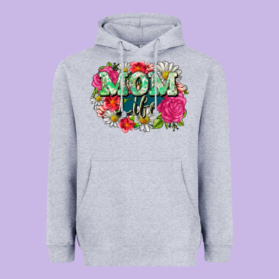 Mom Life Heavyweight Hoodie Designed By Cowgirlartshop