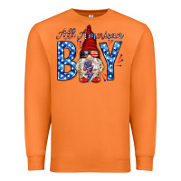 Carrot All American boy with gnome Premium Sweatshirt - HowdyJamesFarm
