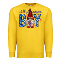 Lemon All American boy with gnome Premium Sweatshirt - HowdyJamesFarm