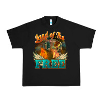 Black land of the free Urban Heavy Tee - NancyCooperArtShop
