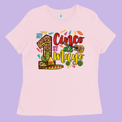 My First Cinco De Mayo Ladies Tee Designed By Ranaportraitstore