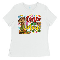 White My first cinco de mayo Ladies Tee - RanaPortraitStore