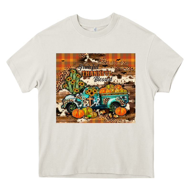 Grateful Thankful Blessed Heavy Core Tee by JahusDesignShop | Teevron