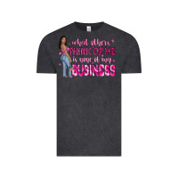 Vintage Black what other think of me is none of my business Vintage Tee - NancyCooperArtShop