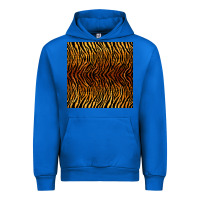 Cobalt tiger seamless pattern Urban Hoodie - BundleAndBundleShop