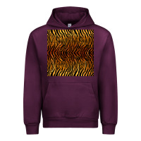 Mauve Wine tiger seamless pattern Urban Hoodie - BundleAndBundleShop