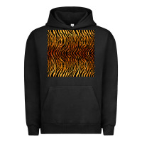 Pigment Black tiger seamless pattern Urban Hoodie - BundleAndBundleShop