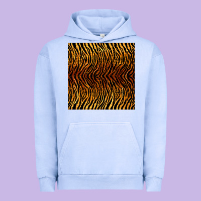 Tiger Seamless Pattern Urban Hoodie Designed By Bundleandbundleshop