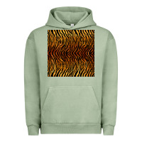 Pigment Oil Green tiger seamless pattern Urban Hoodie - BundleAndBundleShop
