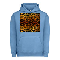 Pigment Pebble Blue tiger seamless pattern Urban Hoodie - BundleAndBundleShop