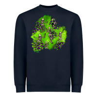 Navy halloween patch 3 Heavyweight Sweatshirt - BundleAndBundleShop