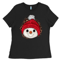 Black snowman Ladies Tee - JahusDesignShop