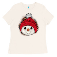 Snowman Ladies Tee | Teevron