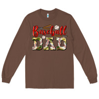 Chestnut baseball dad Long Sleeve Tee - BundleAndBundleShop