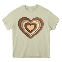 Mossy melanin heart Heavy Core Tee - AdoDesignShop