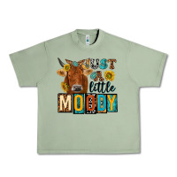 Just A Little Moody With Cow Urban Heavy Tee | Teevron