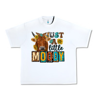 White just a little moody with cow Urban Heavy Tee - NancyCooperArtShop