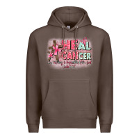 Coffee heal cancer luke 1 37 Premium Hoodie - CowGirlArtShop