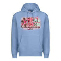 Colony Blue heal cancer luke 1 37 Premium Hoodie - CowGirlArtShop