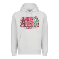 Dove Grey heal cancer luke 1 37 Premium Hoodie - CowGirlArtShop
