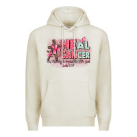 Oatmeal Heather heal cancer luke 1 37 Premium Hoodie - CowGirlArtShop