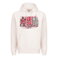 Pale Pink heal cancer luke 1 37 Premium Hoodie - CowGirlArtShop