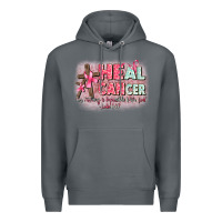 Rock heal cancer luke 1 37 Premium Hoodie - CowGirlArtShop