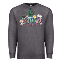 Charcoal Heather Xoxo the original love language Easter Day Premium Sweatshirt - CowGirlArtShop