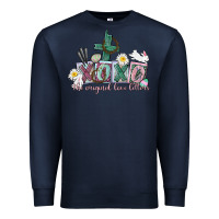 Navy Xoxo the original love language Easter Day Premium Sweatshirt - CowGirlArtShop