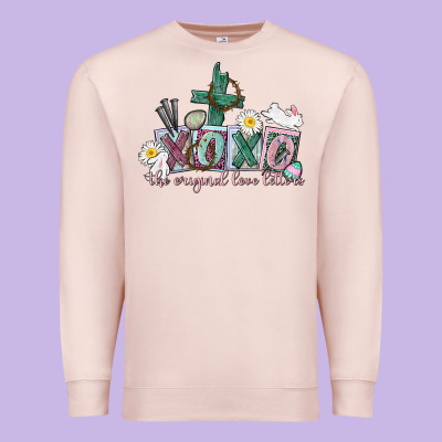 Xoxo The Original Love Language Easter Day Premium Sweatshirt Designed By Cowgirlartshop
