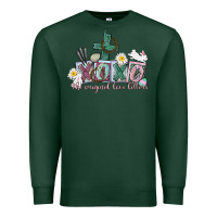 Sports Green Xoxo the original love language Easter Day Premium Sweatshirt - CowGirlArtShop