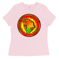 Bubblegum Pink juneteenth  coasters Ladies Tee - AdoDesignShop